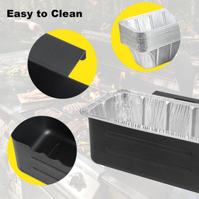 BLELEYLL drip tray for 30-inch griddles minimizes drips while you cook