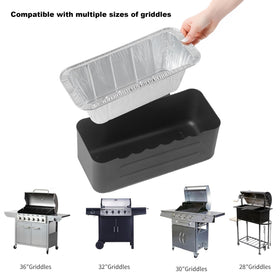 BLELEYLL drip tray for 36-inch griddles guards surfaces and simplifies cleanup