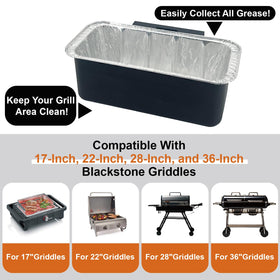 BLELEYLL heavy-duty grease trap withstands heat for durable outdoor cooking.