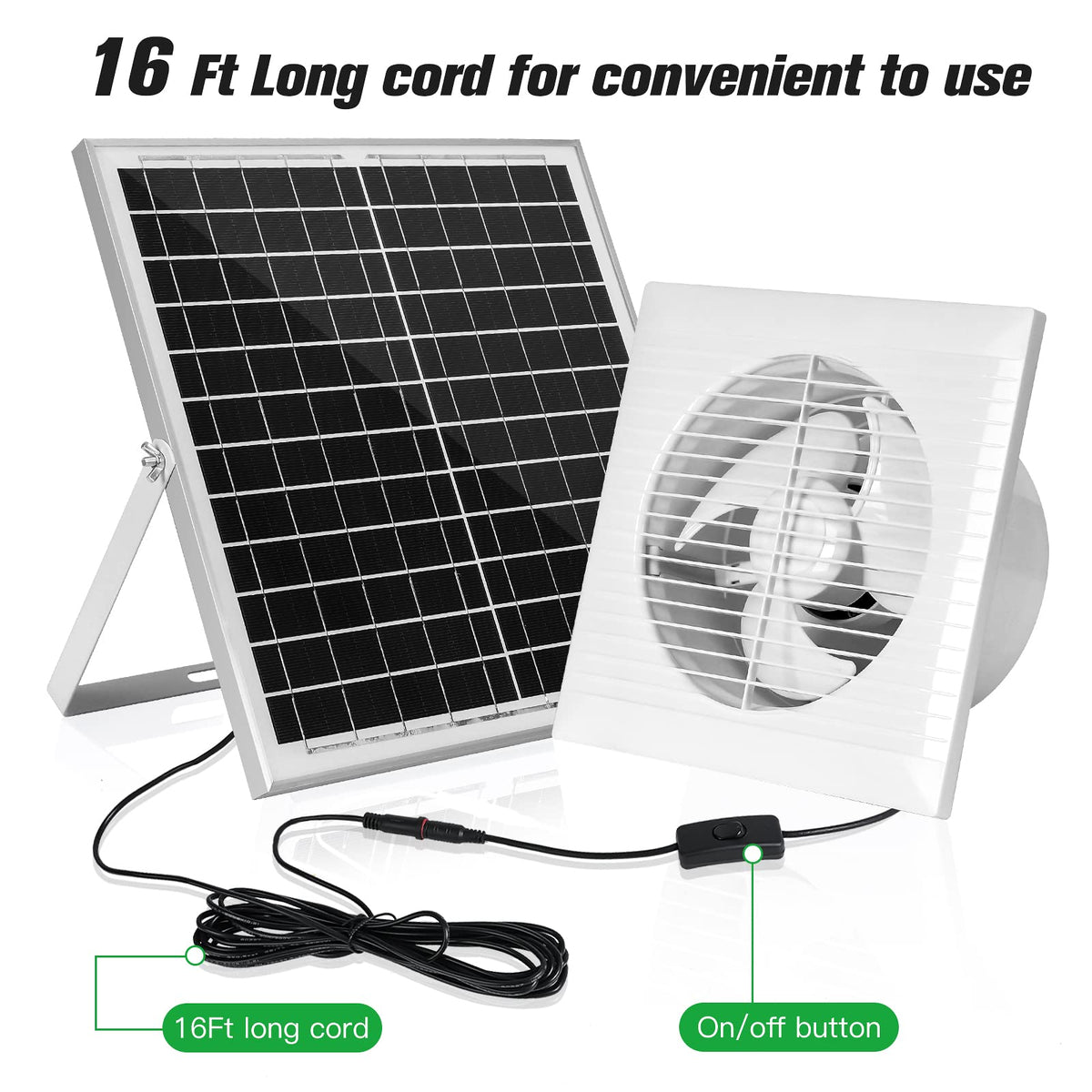 Blessny 25W solar panel mounting kit for outdoor setup