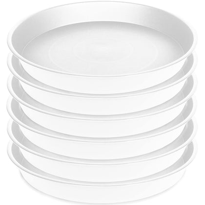 Bleuhome 12-inch cream plant saucer outer diameter for stable planters.