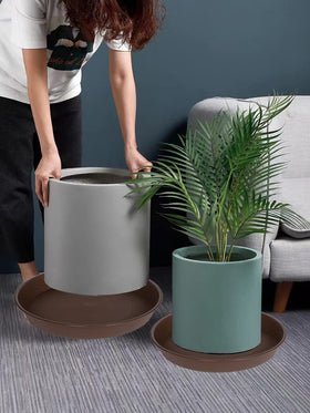 Bleuhome bird bath setup on 14-inch saucer invites birds to garden.