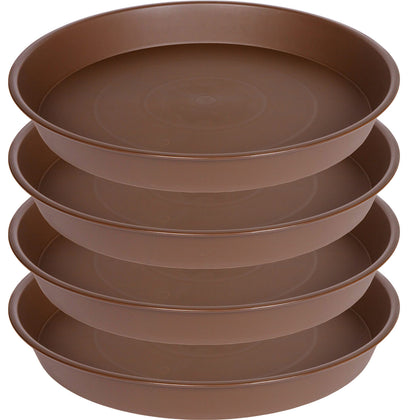 Bleuhome 14-inch plant saucer top view guards surfaces while catching drainage.