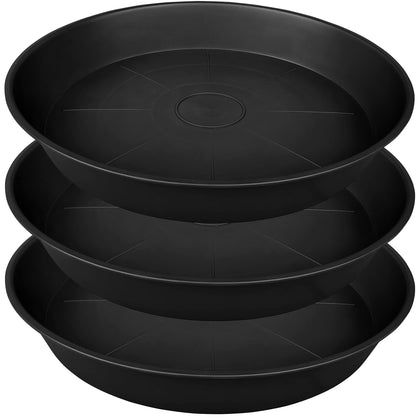 Bleuhome 22-inch plant saucer top view for overflow containment.