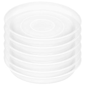 Bleuhome 4-inch plant saucer pack protects surfaces and catches overflow.