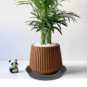 Bleuhome durable PP material, 1-inch depth, minimalist look suits any pot