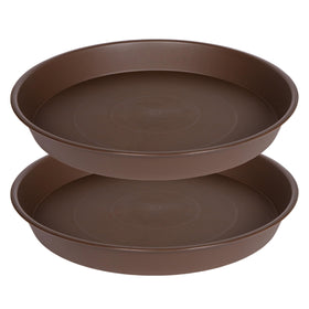 Bleuhome bird bath bowl 12 inch chocolate enhances outdoor space by inviting visiting birds.