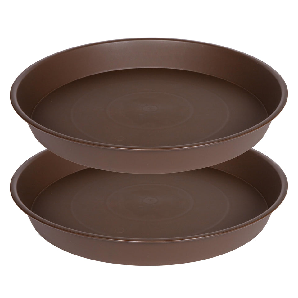 Bleuhome bird bath bowl 12 inch chocolate enhances outdoor space by inviting visiting birds.