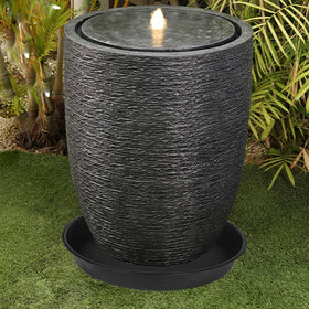 Bleuhome bird bath bowl in garden for outdoor birds