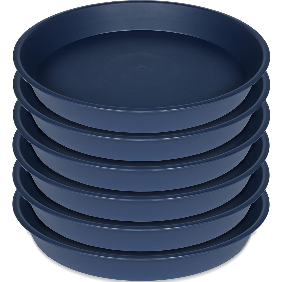 Bleuhome blue 4-inch plant saucer pack catches overflow and protects indoor surfaces.
