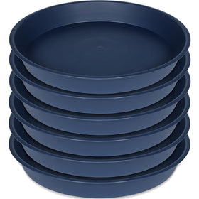 Bleuhome blue 4-inch plant saucer pack catches overflow and protects indoor surfaces.