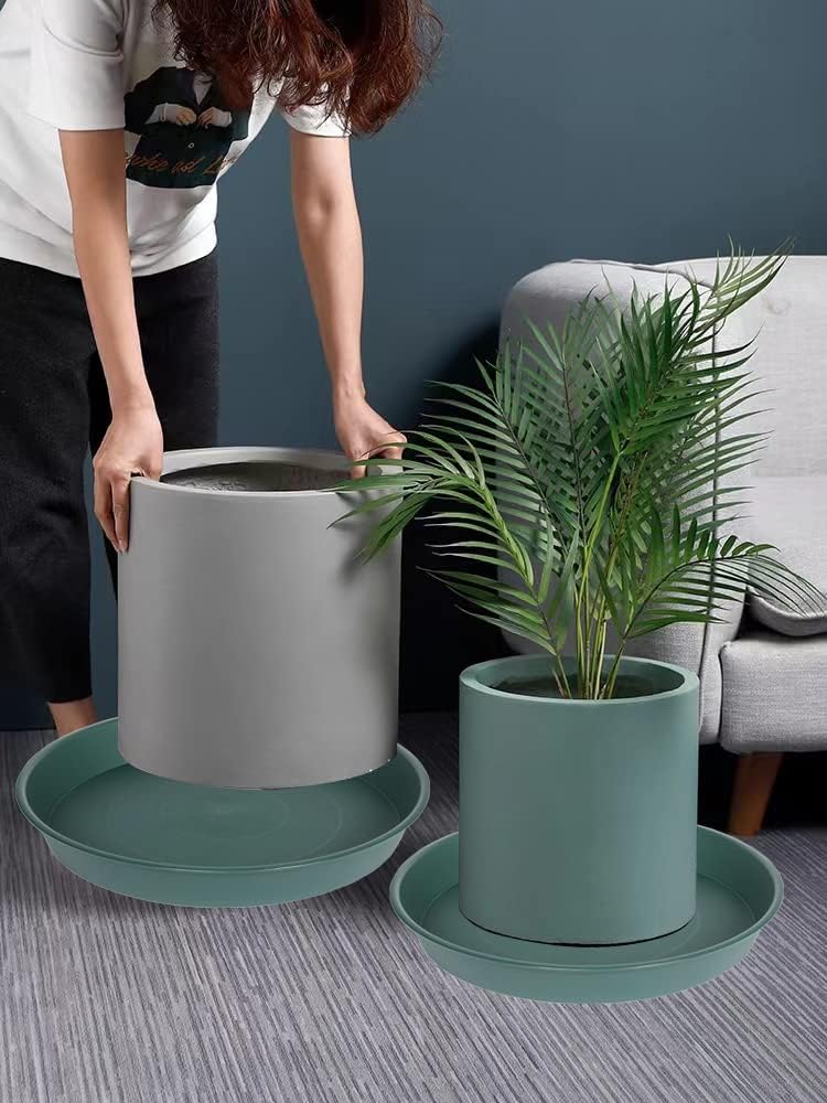 Bleuhome outdoor plant saucer doubles as bird bath accessory