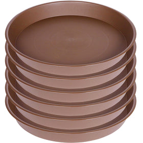 Bleuhome 10-inch plant saucer top view catches overflow to protect surfaces