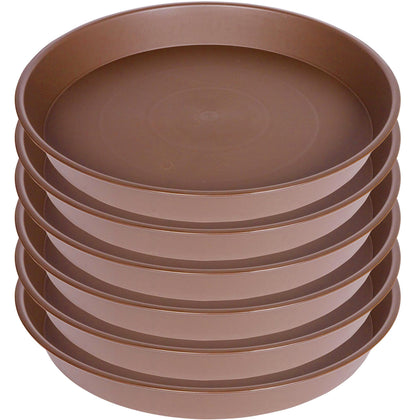 Bleuhome 10-inch plant saucer top view catches overflow to protect surfaces