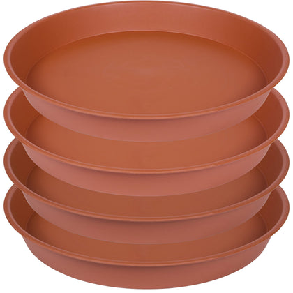 Bleuhome 14-inch round plant saucer protects furniture from water spills
