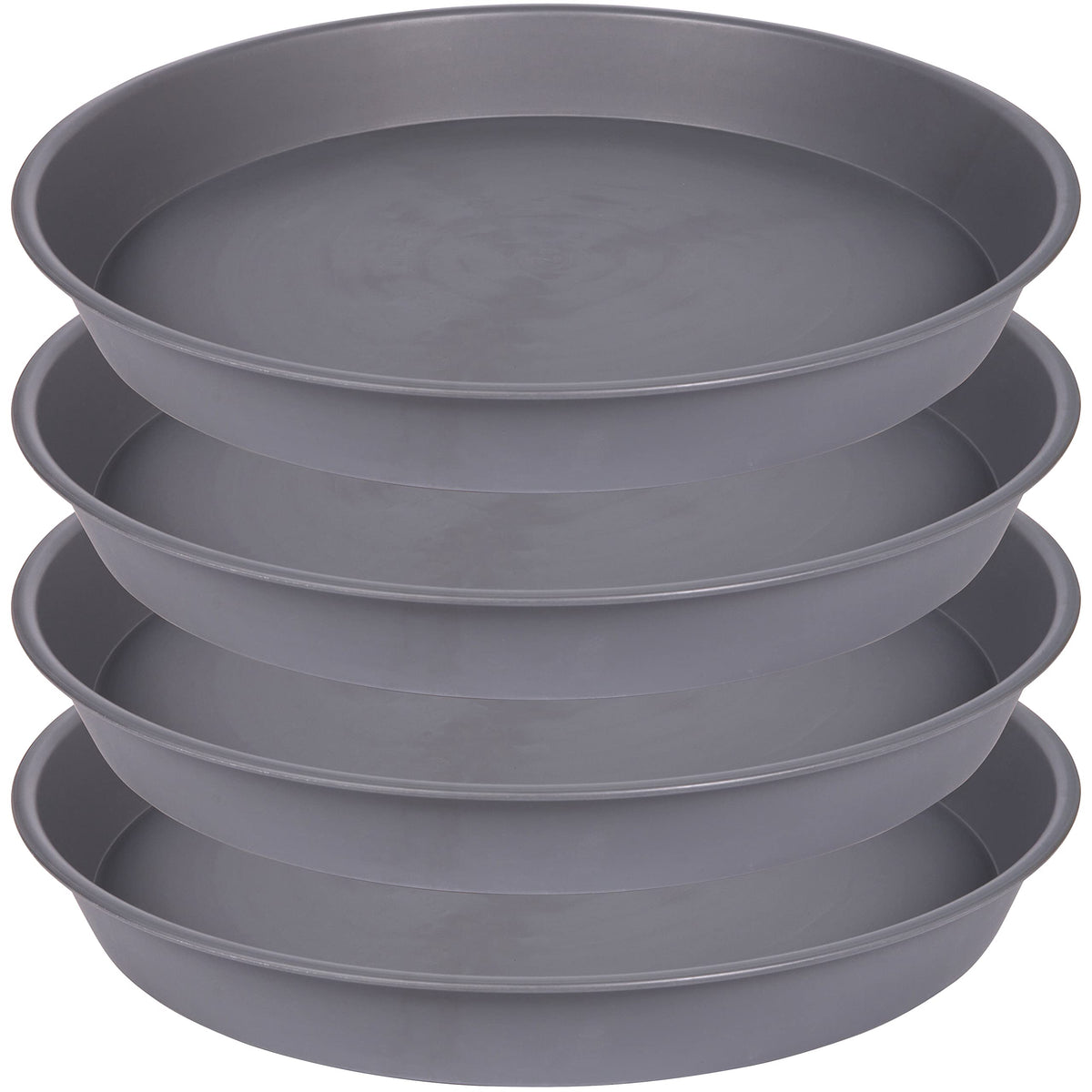 Bleuhome 14-inch plant saucer front view catching runoff