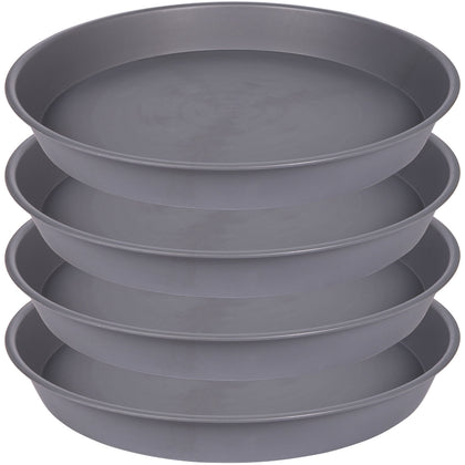 Bleuhome 14-inch plant saucer front view catching runoff