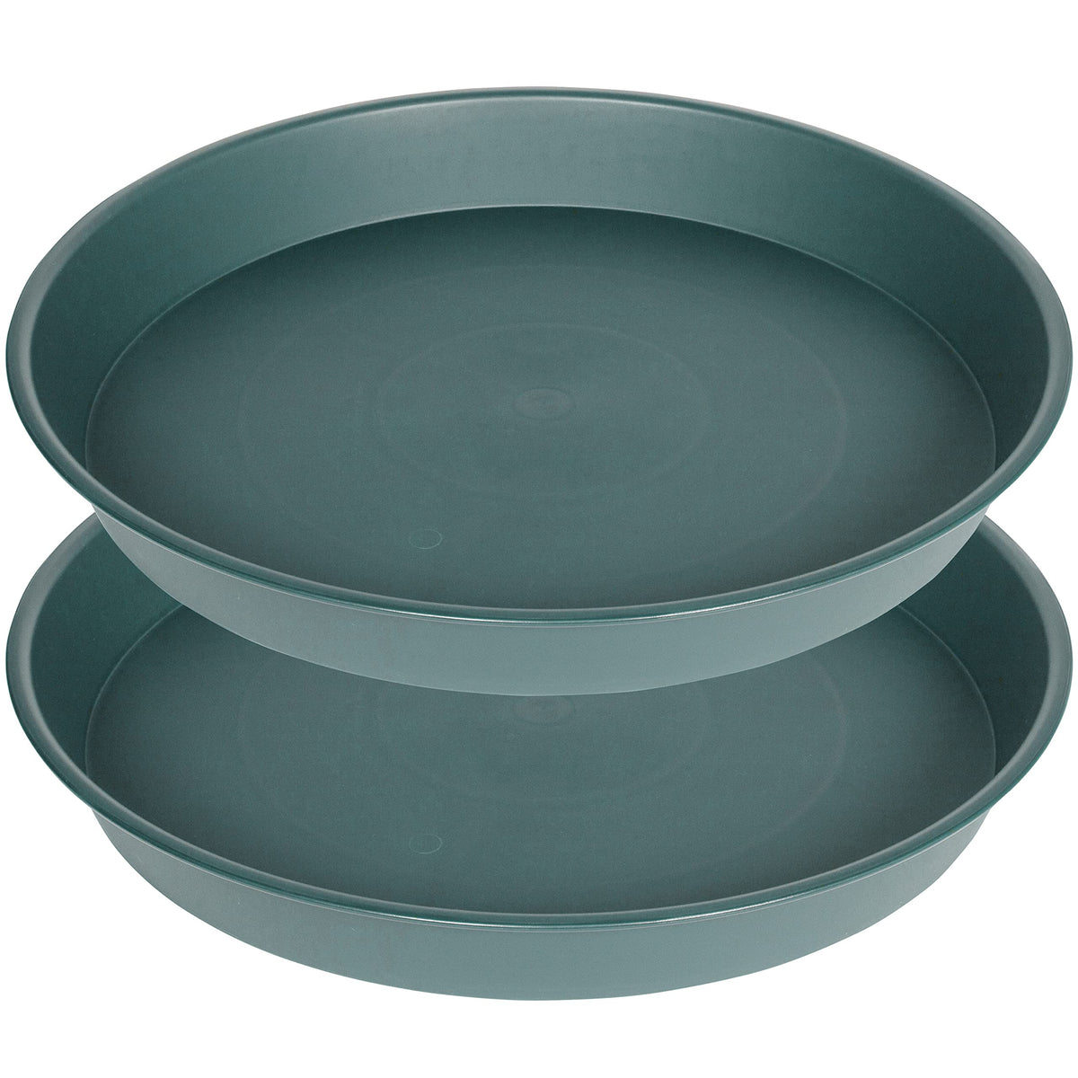 Bleuhome 14-inch plant saucer top view with overflow protection