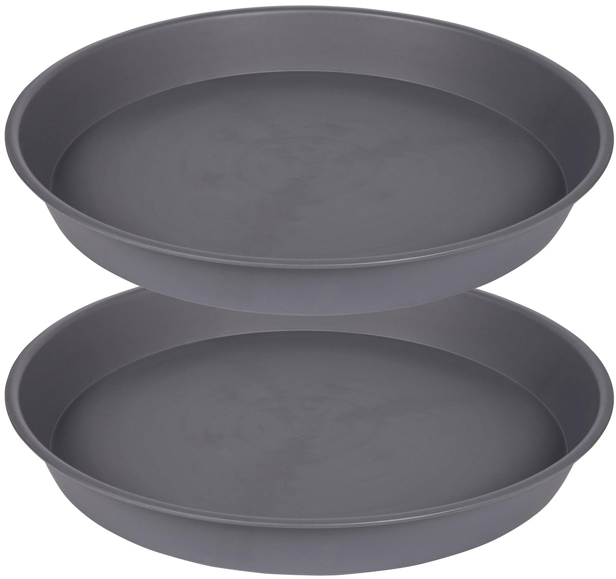 Bleuhome 14-inch plant saucer top view, large capacity to catch drainage indoors.