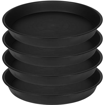 Bleuhome 17-inch plant saucer, top view showing large catching area for pots