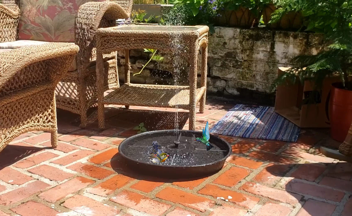 Bleuhome 19-inch plant saucer rim edge detail for overflow containment.