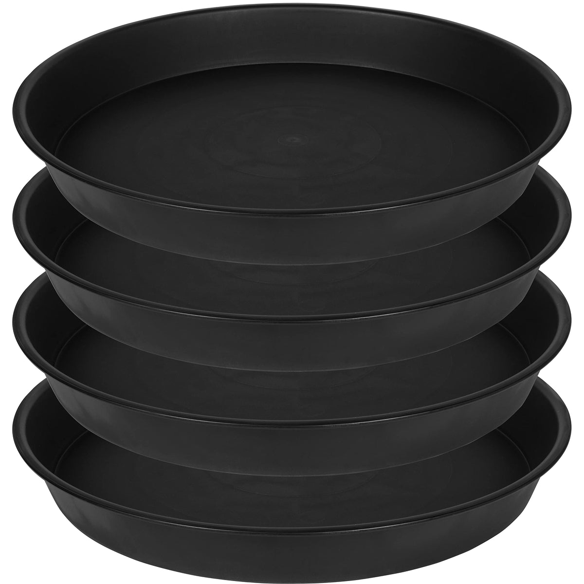 Bleuhome 19-inch plant saucer top view shows large drip area protecting surfaces.