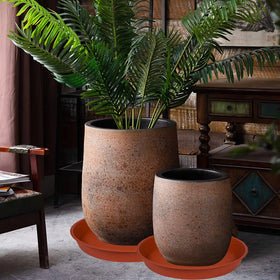 Bleuhome 2-pack plant saucers offer durable, long-lasting protection.