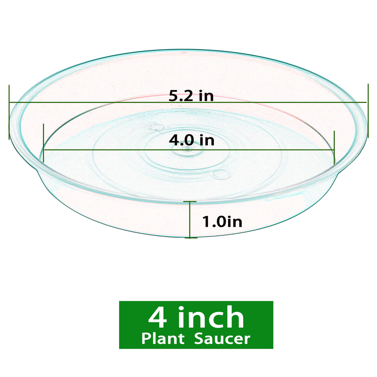 Bleuhome thickened PP plant saucer delivers durable performance indoors or outdoors.