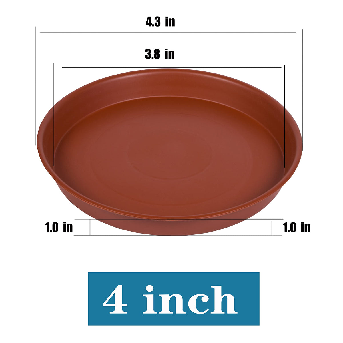 Bleuhome water catchment tray for pots keeps floors dry and clean.