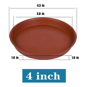 Bleuhome water catchment tray for pots keeps floors dry and clean.