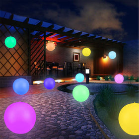 Blibly IP68 waterproof LED ball withstands splashes and submersion during pool play.