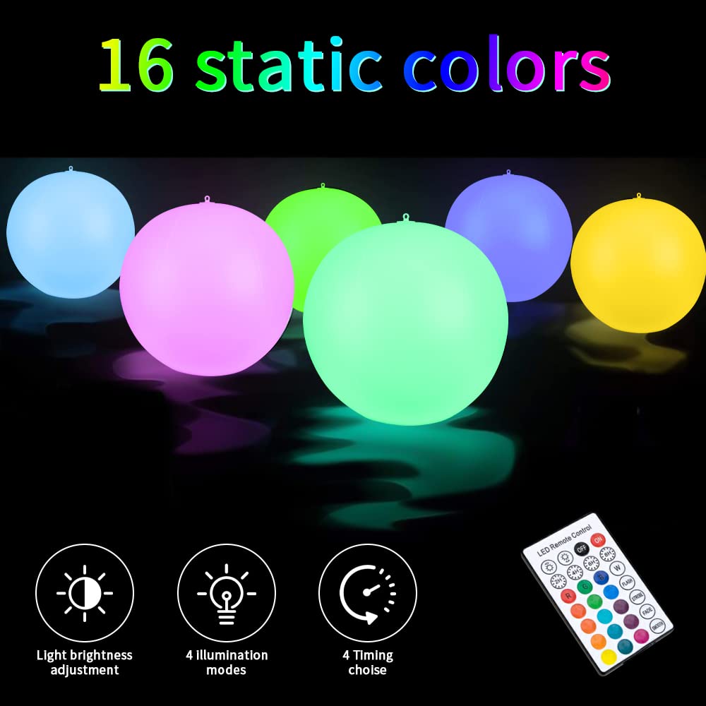 Blibly solar LED pool light with color-changing bulbs brighten ponds and yards after dark.