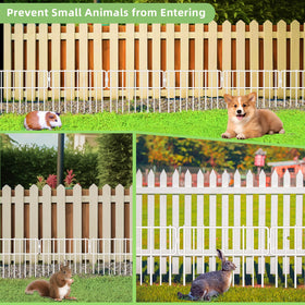 Blingluck decorative border adds visual appeal while protecting plants and edging.