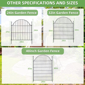 Blingluck garden bed protection fence preventing intruders and critters