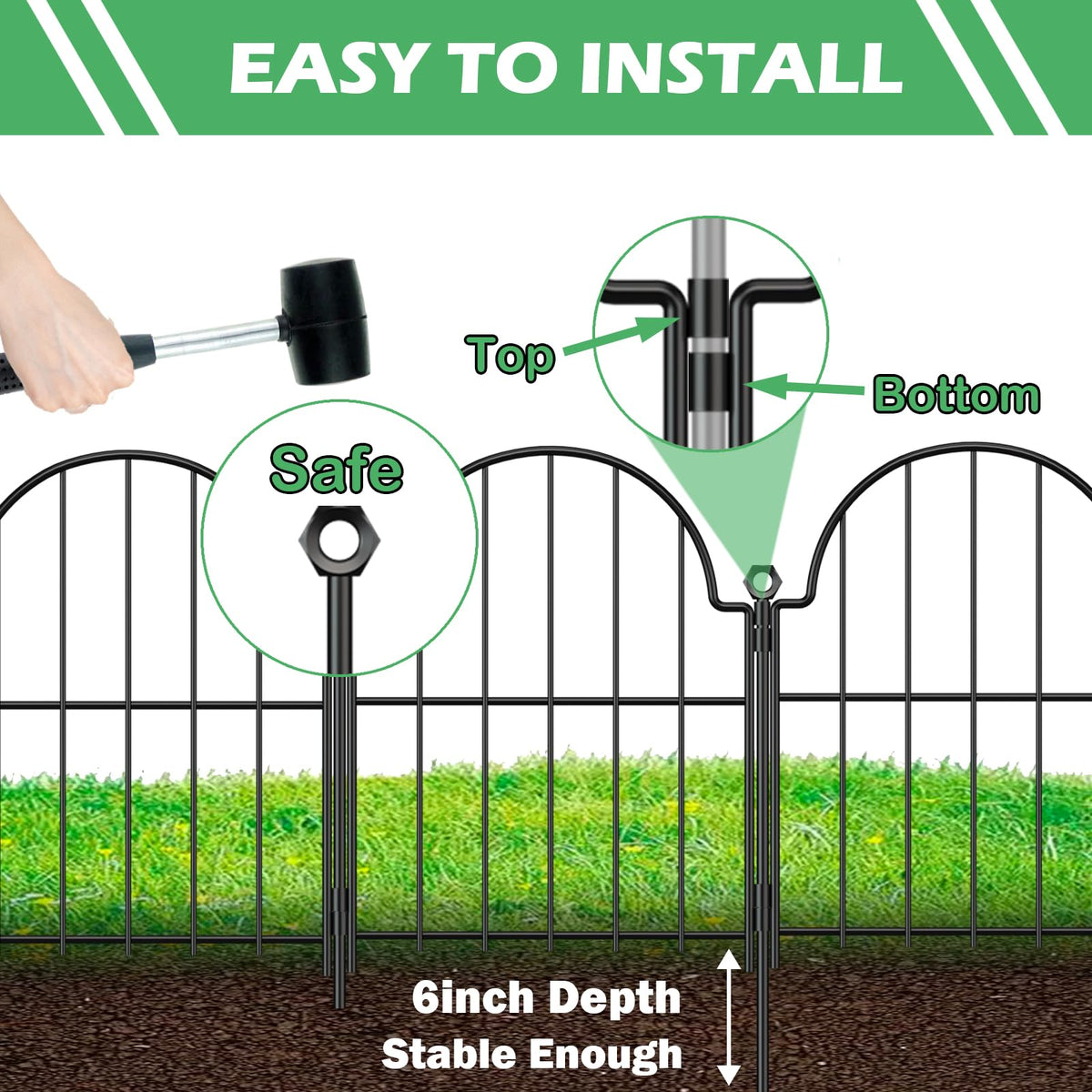 Blingluck no-dig installation demonstrates easy setup without ground disturbance.