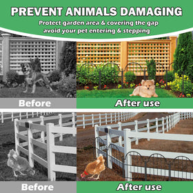 Blingluck rustproof finish resists weather for long-lasting outdoor use.