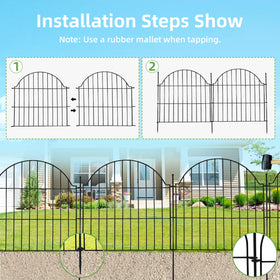 Blingluck rustproof finish on fence for outdoor durability.