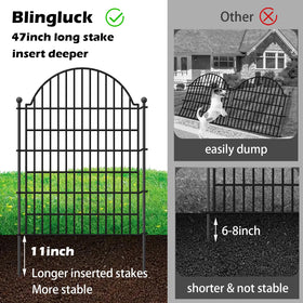 Blingluck rustproof metal wire fence designed for outdoor durability