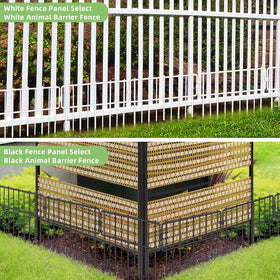 Blingluck 32.3 ft total length shows scalable fencing for larger yards or beds.