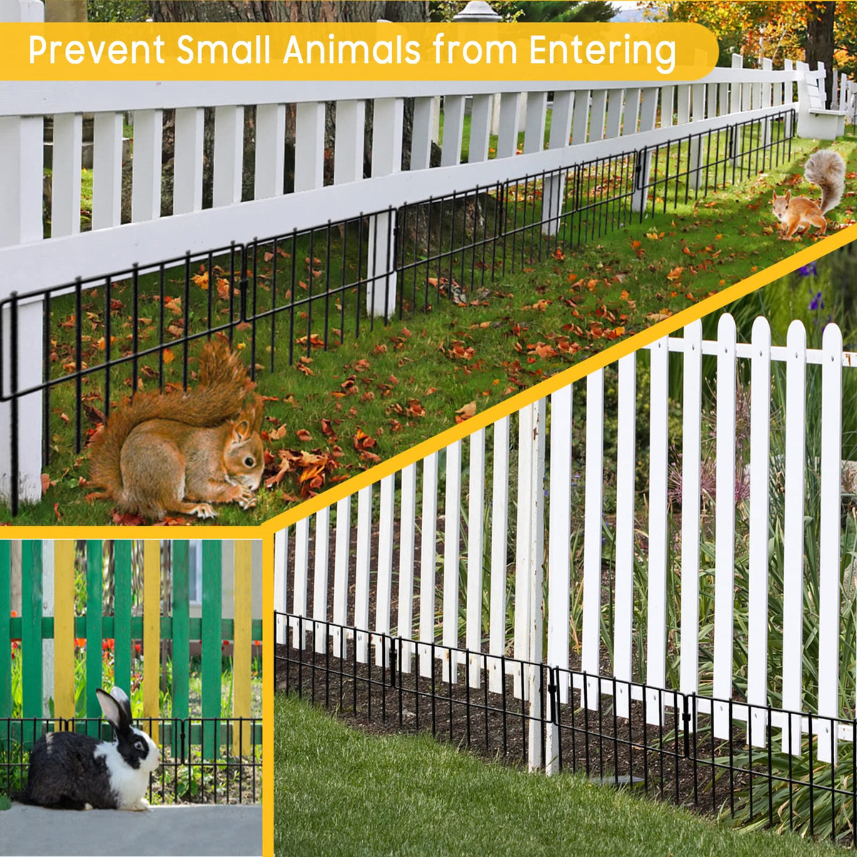 Blingluck versatile garden border for plants and pets