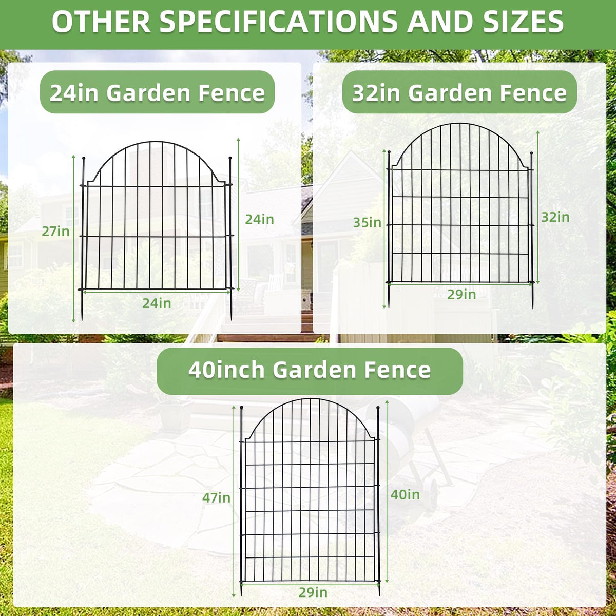 Blingluck yard border decorative panel used as garden edge.