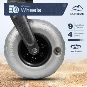 BLINTHAR heavy-duty frame supports gear securely on outdoor trips.
