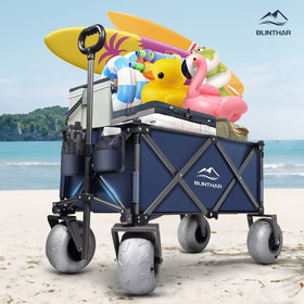 BLINTHAR large capacity wagon handles camping and groceries.