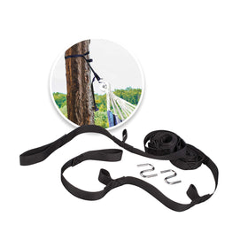 Bliss Hammocks WM-505-2 multi-loop system wrapped around a tree for safe adjustable hanging.