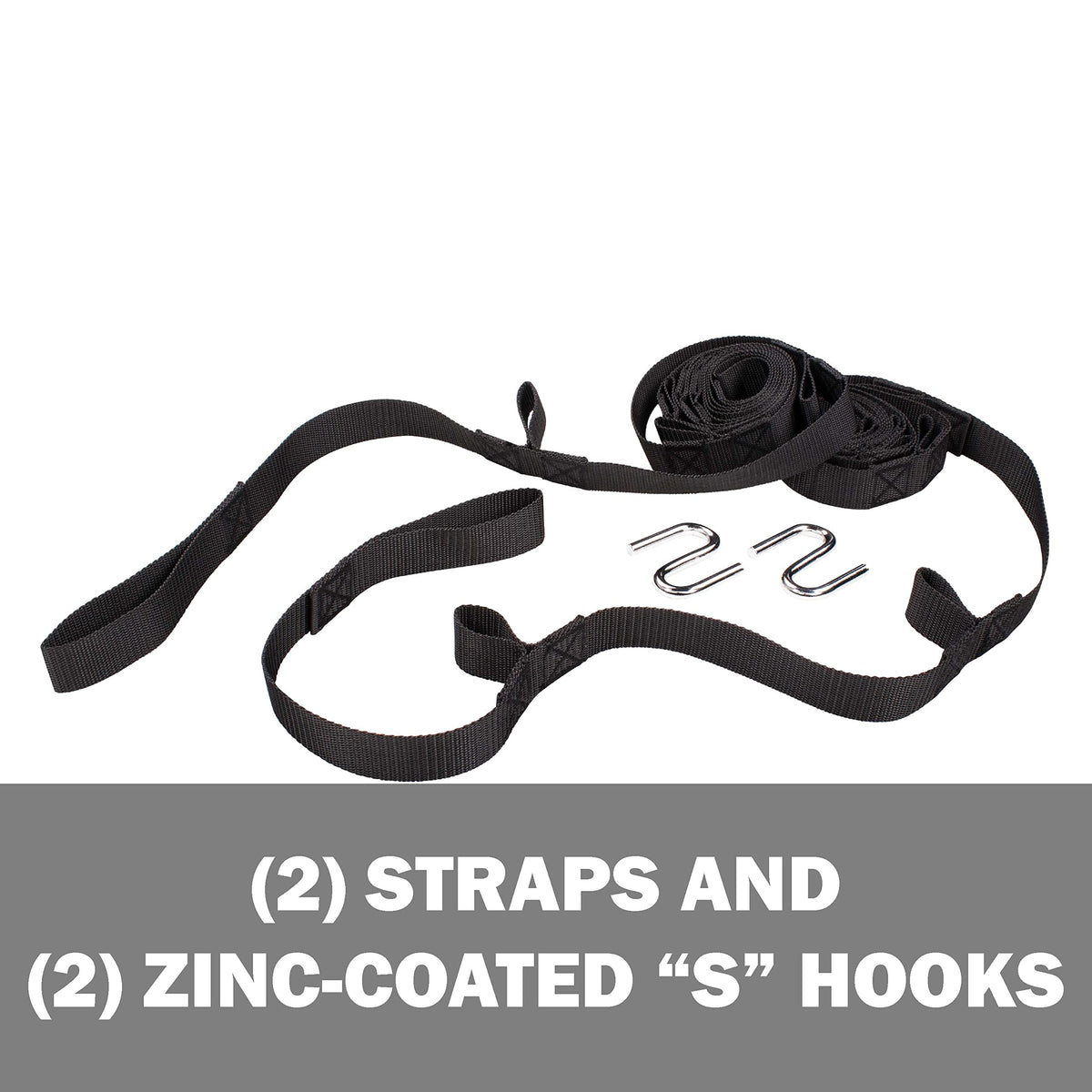 The Bliss Hammocks WM-505-2 strap extended to 9 ft 9 in for versatile placement.