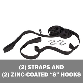 The Bliss Hammocks WM-505-2 strap extended to 9 ft 9 in for versatile placement.