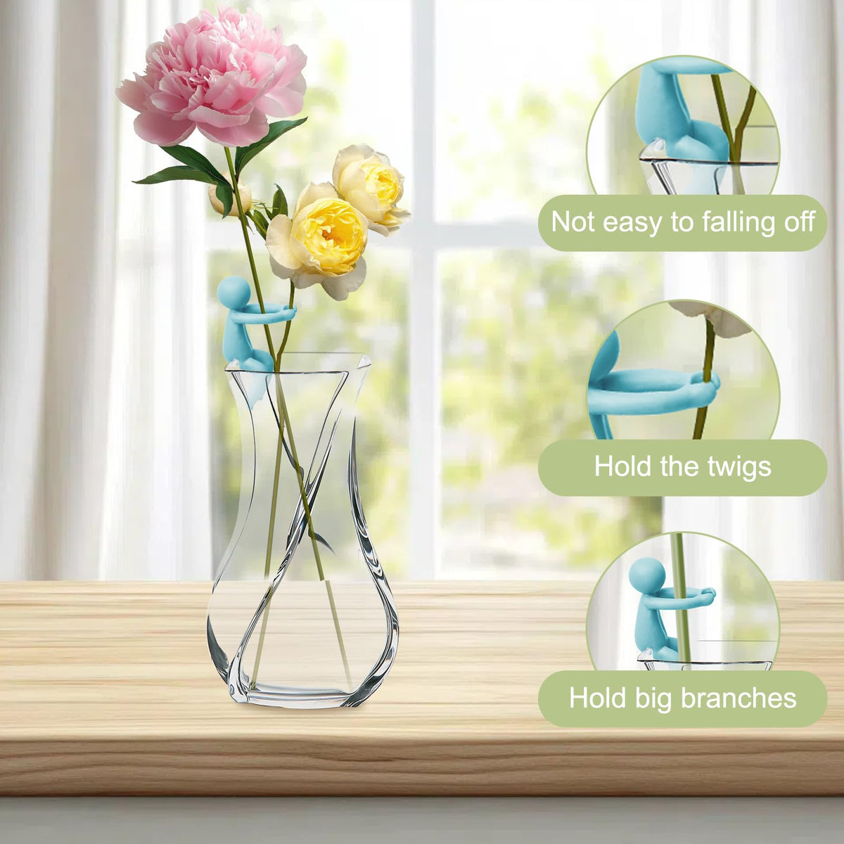 BlissfulTime cute plant starter holder brightens any indoor garden setup