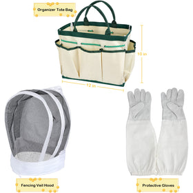 Blisstime protective gloves for safe handling of beekeeping tasks