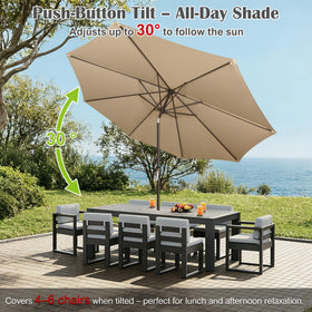 Blissun rust-resistant frame withstands outdoor weather