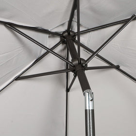 Blissun 7.5ft grey umbrella crank tilt demonstrates easy shading